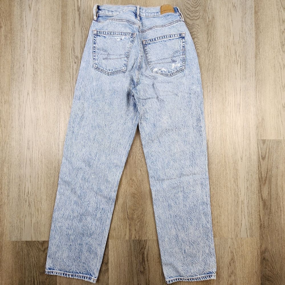 Ameeican Eagle Hifhest Rise 90's Boyfriend Jeans Size 2 - Picture 6 of 10